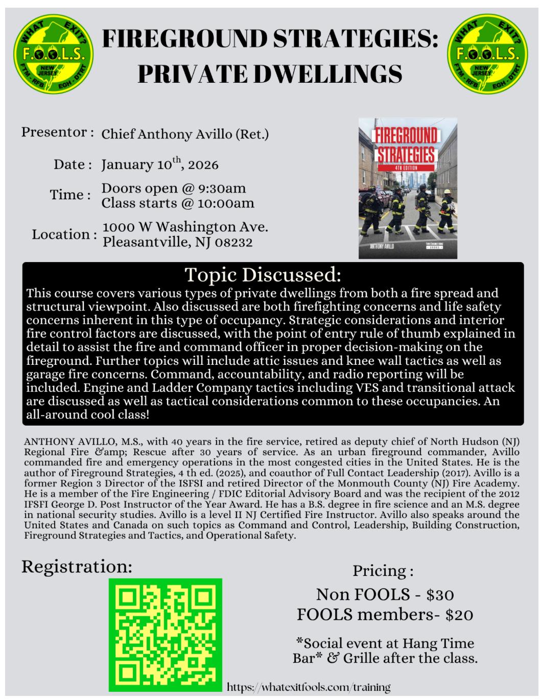 Fireground Strategies: Private Dwellings